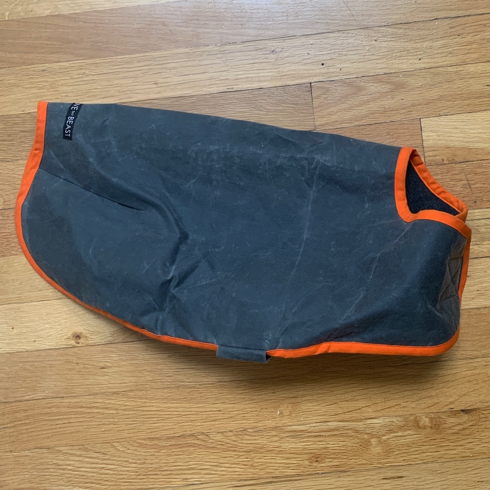 Love thy Beast waxed fleece lined dog jacket
